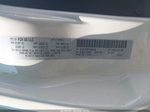 2017 FIAT 500 3C3CFFKR8HT580188 Photo 8