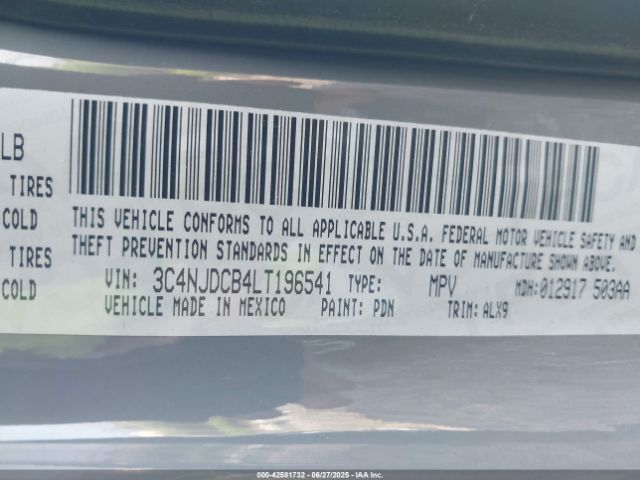 2020 JEEP COMPASS 3C4NJDCB4LT196541 Photo 8