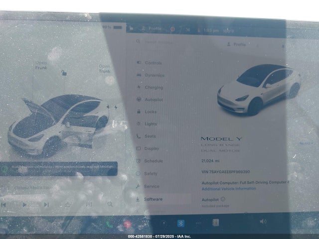 2023 TESLA MODEL Y 7SAYGAEE6PF969390 Photo 6