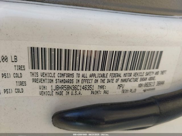 2006 JEEP GRAND CHEROKEE 1J8HR58N36C146351 Photo 8