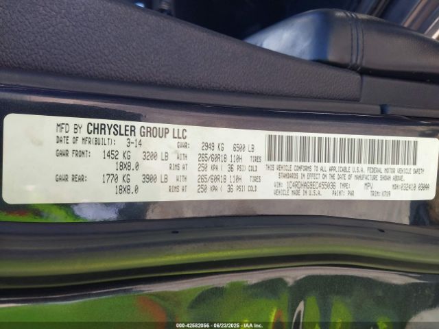 2014 DODGE DURANGO 1C4RDHAG9EC455036 Photo 8