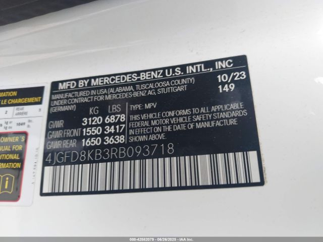 2024 MERCEDES-BENZ AMG GLE 63 COUPE 4JGFD8KB3RB093718 Photo 8