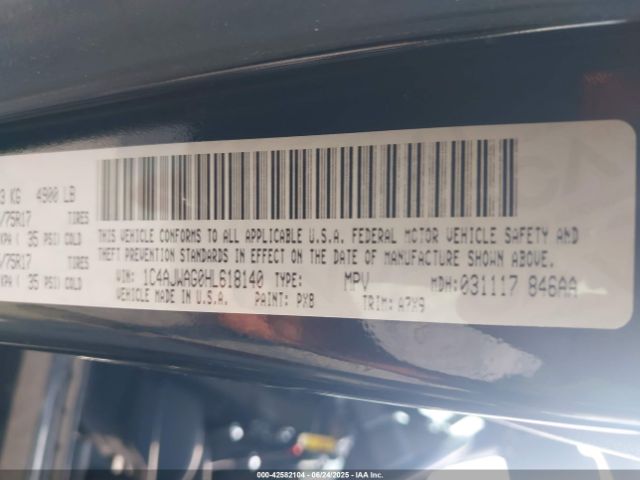 2017 JEEP WRANGLER 1C4AJWAG0HL618140 Photo 8