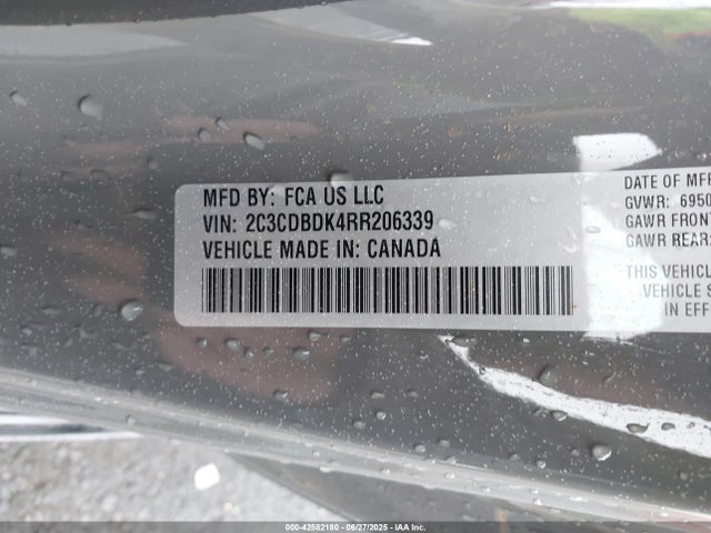2C3CDBDK4RR206339 Dodge Charger Daytona Scat Pack Awd