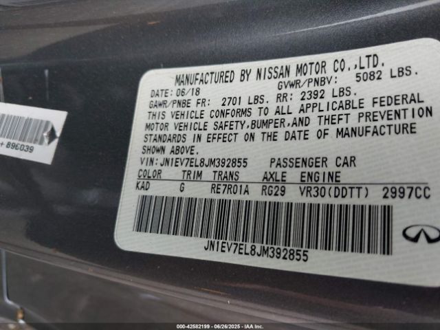 2018 INFINITI Q60 JN1EV7EL8JM392855 Photo 8