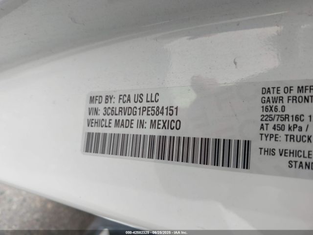 3C6LRVDG1PE584151 RAM Promaster 2500