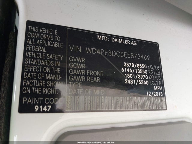 WD4PE8DC5E5873469 Mercedes-Benz mg3+mh5 (epa/14)