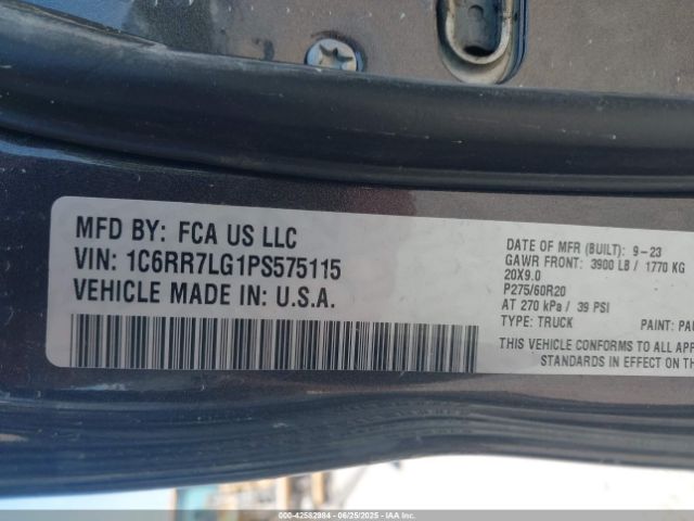 2023 RAM 1500 CLASSIC 1C6RR7LG1PS575115 Photo 8