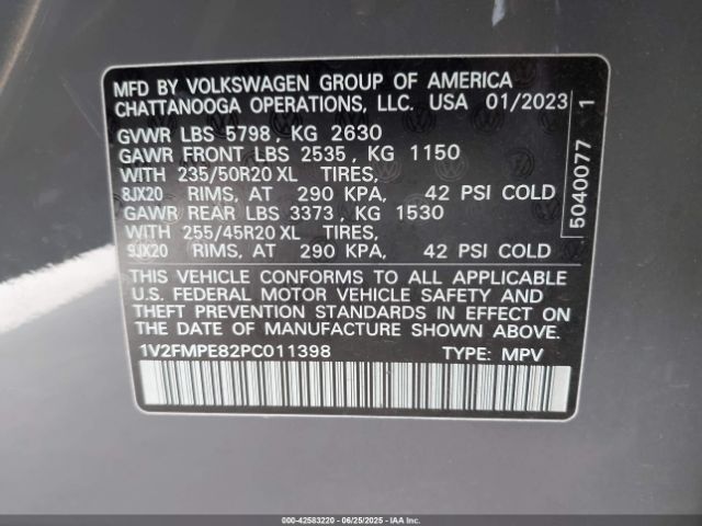 2023 VOLKSWAGEN ID.4 1V2FMPE82PC011398 Photo 8