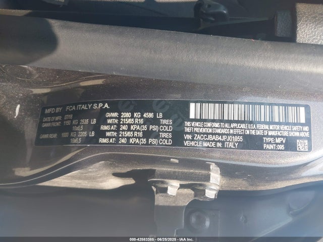Jeep 2018 2018 ZACCJBAB4JPJ01055 Image 9