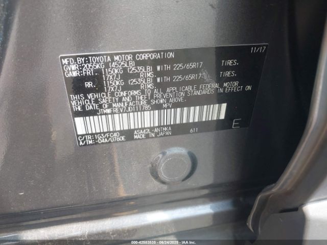 2018 TOYOTA RAV4 JTMWFREV7JD111785 Photo 8