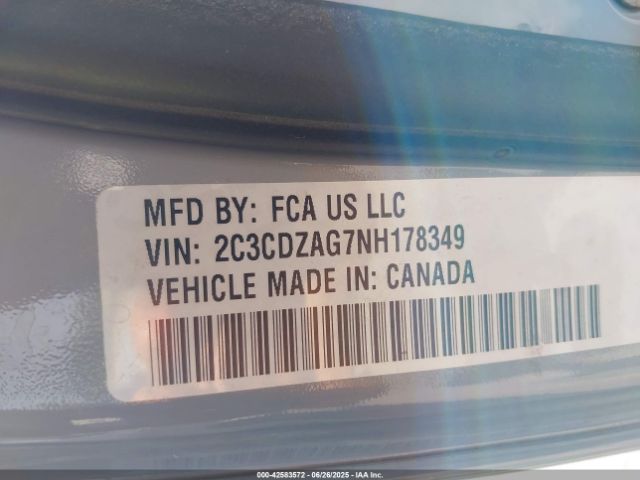 2022 DODGE CHALLENGER 2C3CDZAG7NH178349 Photo 8