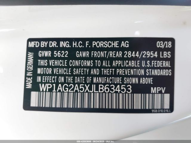 2018 PORSCHE MACAN WP1AG2A5XJLB63453 Photo 8