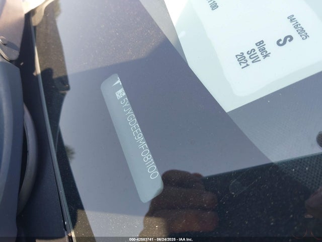 2021 TESLA MODEL Y 5YJYGDEE9MF081100 Photo 8