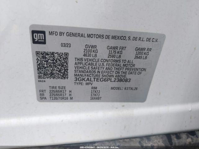 2023 GMC TERRAIN 3GKALTEG6PL238083 Photo 8