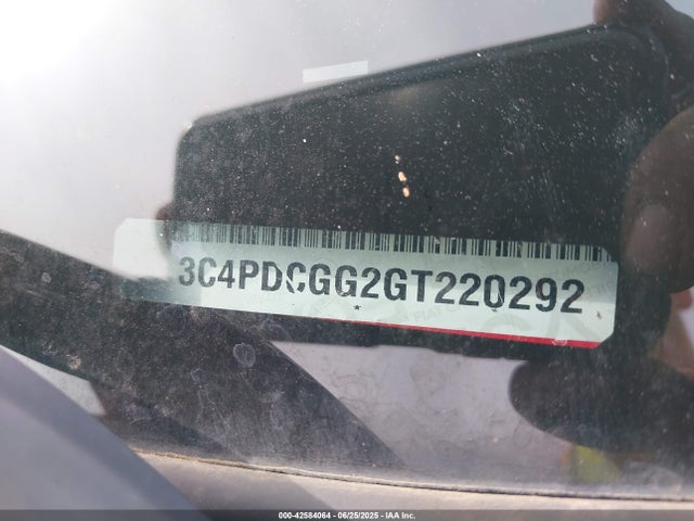 3C4PDCGG2GT220292 Dodge 2016