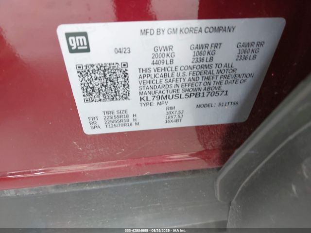 2023 CHEVROLET TRAILBLAZER KL79MUSL5PB170571 Photo 8