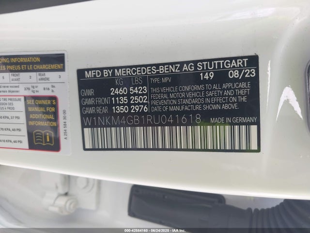 W1NKM4GB1RU041618 Mercedes-Benz m254