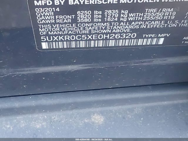2014 BMW X5 5UXKR0C5XE0H26320 Photo 8