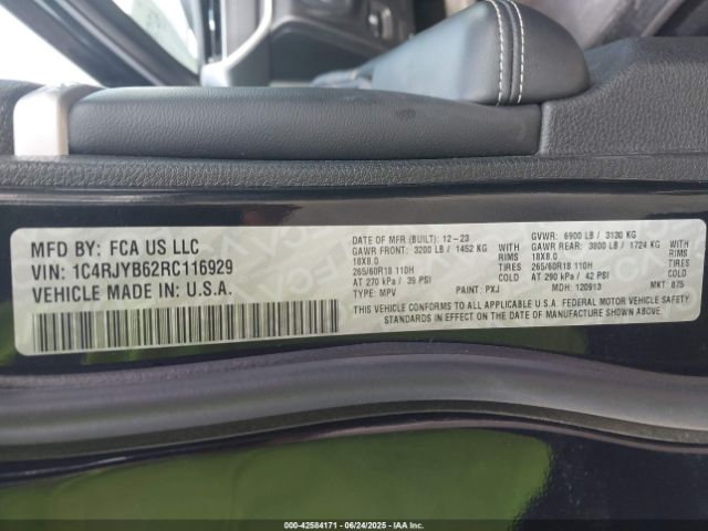 2024 JEEP GRAND CHEROKEE 4XE 1C4RJYB62RC116929 Photo 8