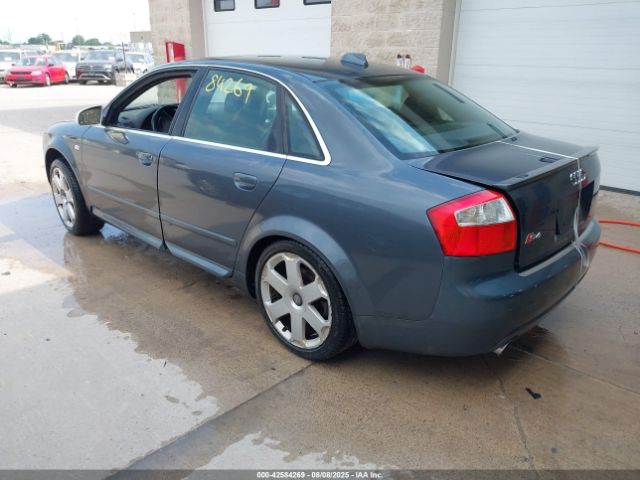2004 AUDI S4 WAUPL68E34A176224 Photo 2