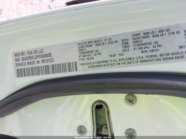 RAM 2500 2023 3C6UR5EL0PG568608 Image 9