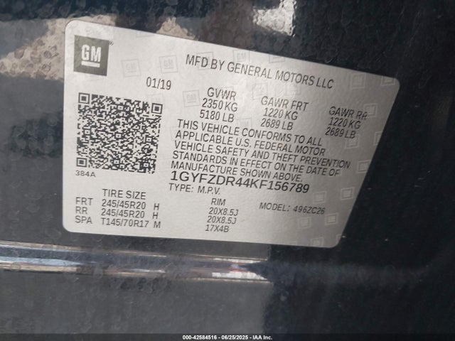 2019 CADILLAC XT4 1GYFZDR44KF156789 Photo 8