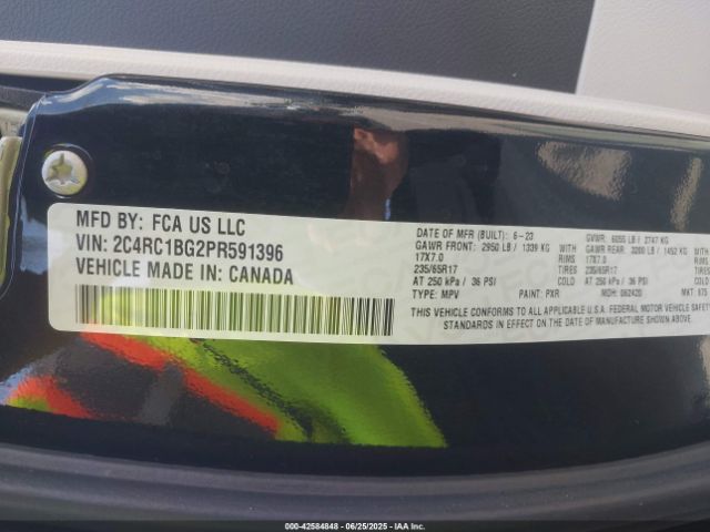 2023 CHRYSLER PACIFICA 2C4RC1BG2PR591396 Photo 8