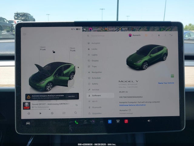 Tesla Model Y 2024 7SAYGDEE5RA222252 Image 7