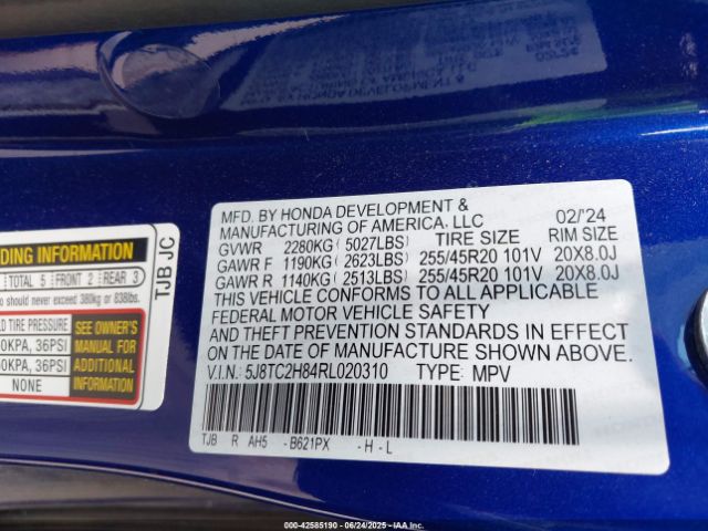 2024 ACURA RDX 5J8TC2H84RL020310 Photo 8