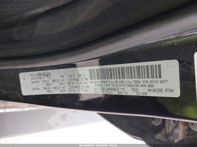 RAM 1500 2019 1C6RRFLG0KN845212 Image 9