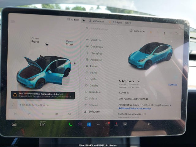 2024 TESLA MODEL Y 7SAYGAEE8RF085941 Photo 6