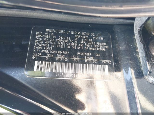 2020 NISSAN ROGUE SPORT JN1BJ1CW3LW647587 Photo 8