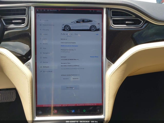 5YJSA1S17EFP44916 Tesla MODEL S