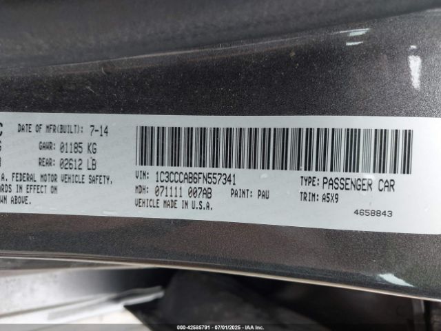 2015 CHRYSLER 200 1C3CCCAB6FN557341 Photo 8