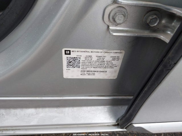 2019 CADILLAC XTS 2G61M5S39K9104978 Photo 8