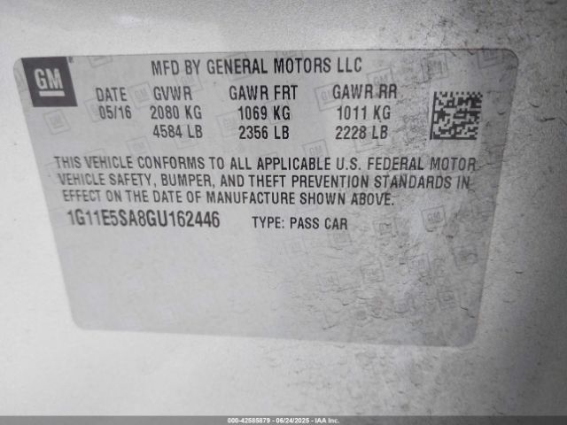 2016 CHEVROLET MALIBU LIMITED 1G11E5SA8GU162446 Photo 8