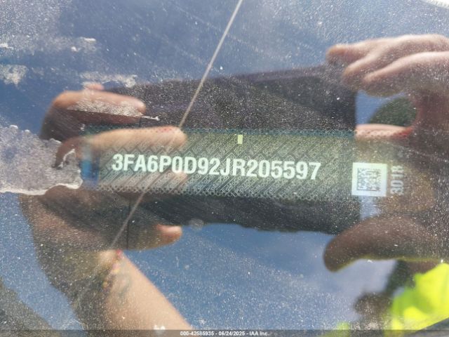 3FA6P0D92JR205597 Ford 2.0l gtdi premium fuel