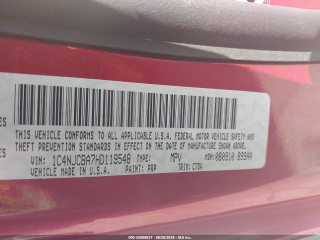 2017 JEEP COMPASS 1C4NJCBA7HD119548 Photo 8