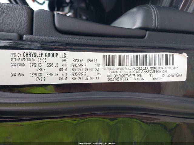 Jeep 2014 2014 1C4RJFAGXEC309175 Image 9