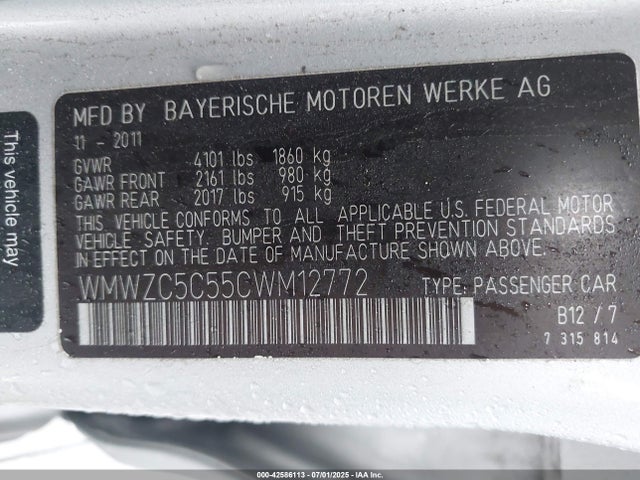 2012 MINI COOPER S COUNTRYMAN WMWZC5C55CWM12772 Photo 8