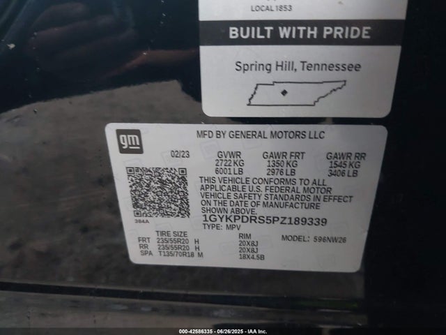 2023 CADILLAC XT6 1GYKPDRS5PZ189339 Photo 8