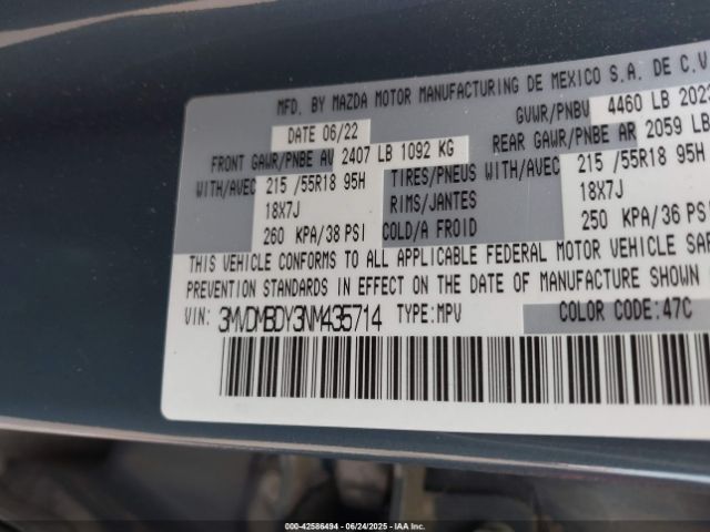 2022 MAZDA CX-30 3MVDMBDY3NM435714 Photo 8