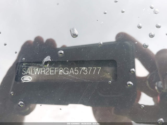 Land Rover s/c lev2 ulev 2016 SALWR2EF2GA573777 Image 9