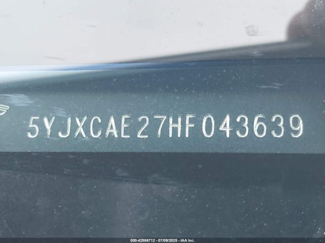 2017 TESLA MODEL X 5YJXCAE27HF043639 Photo 8