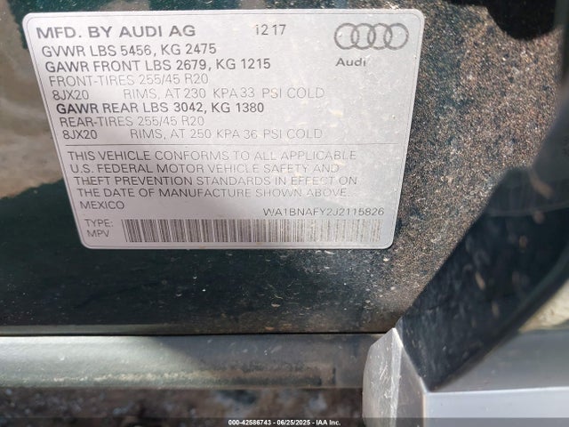 2018 AUDI Q5 WA1BNAFY2J2115826 Photo 8