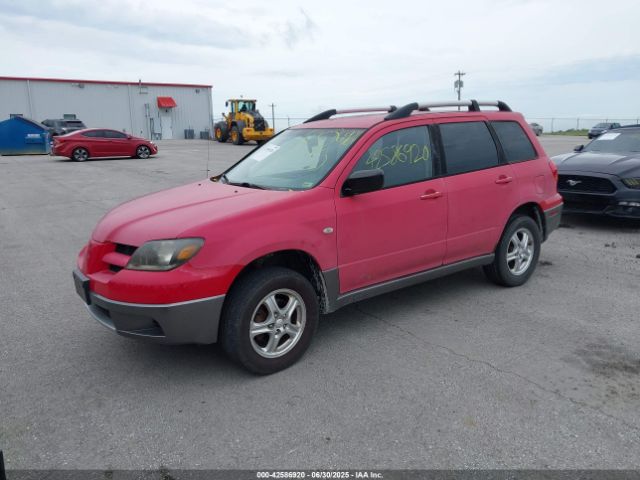 2004 MITSUBISHI OUTLANDER JA4LZ31F14U060725 Photo 1