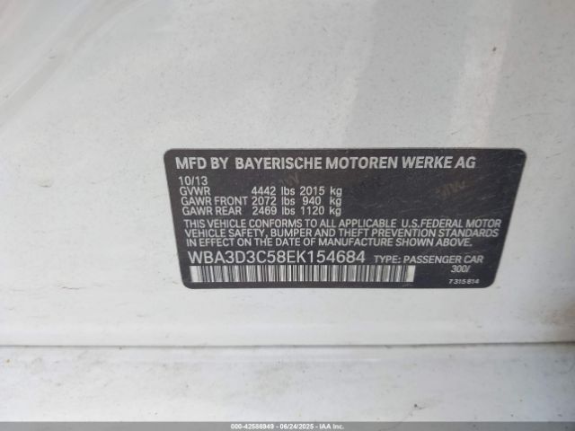 2014 BMW 328D WBA3D3C58EK154684 Photo 8