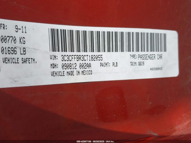 2012 FIAT 500 3C3CFFBR3CT182055 Photo 8