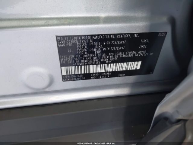 2023 TOYOTA RAV4 HYBRID 4T3RWRFV4PU096489 Photo 8
